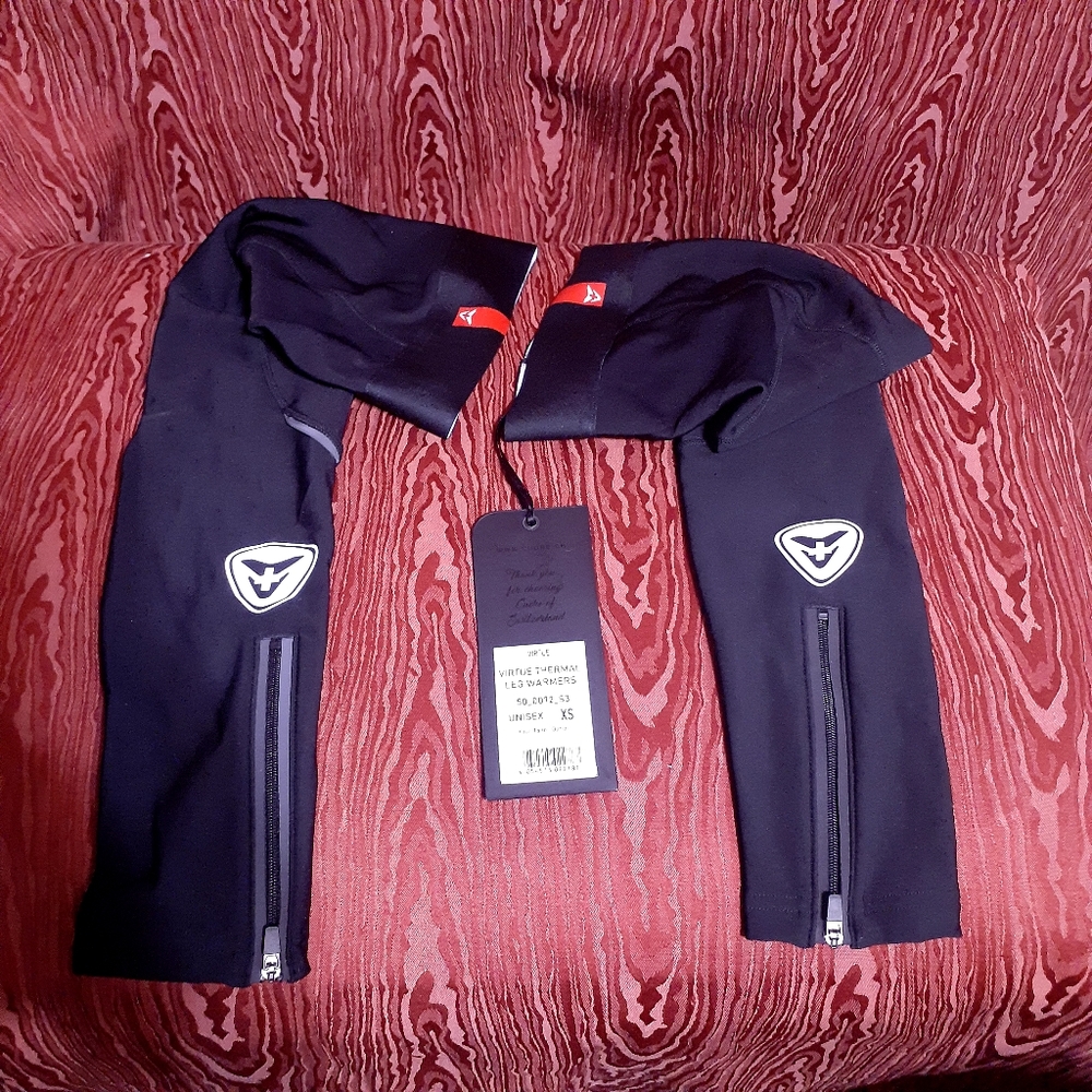 VIRTUE Thermal Leg Warmers Logo   UNISEX NEW Your Tailor Option Size XS